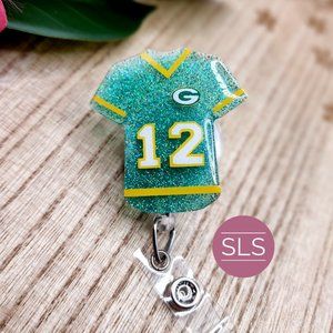 Personalized Sport Jersey Badge Holder-Lanyard-Keychain